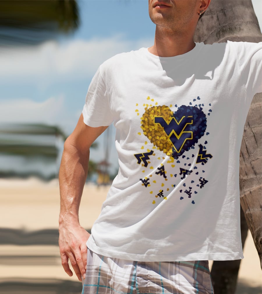 Heart Of West Virginia Mountaineers WV Football 2026 T-Shirt