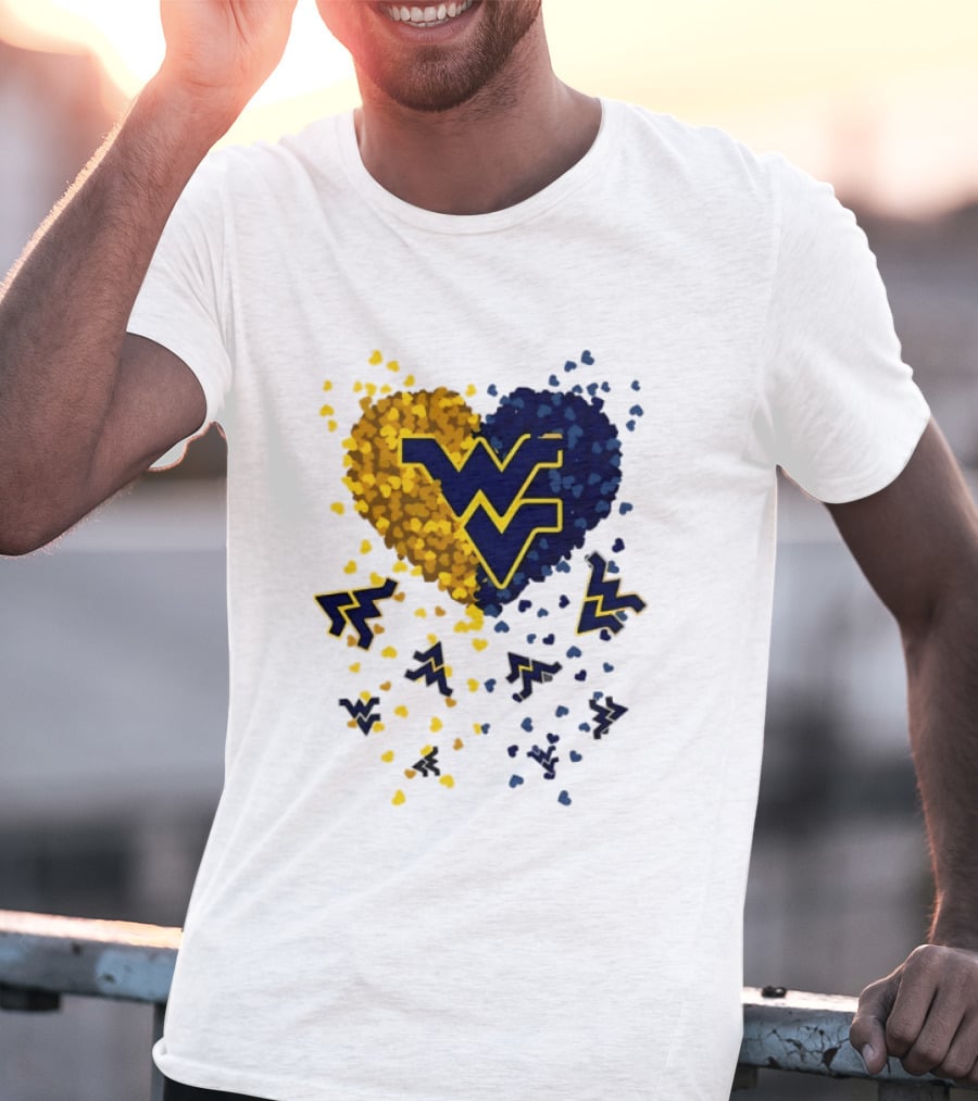Heart Of West Virginia Mountaineers WV Football 2026 T-Shirt