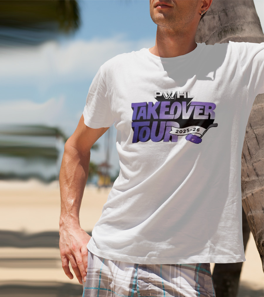 PWHL Takeover Tour 2025 26 Hockey Sideline Royalty T-Shirt
