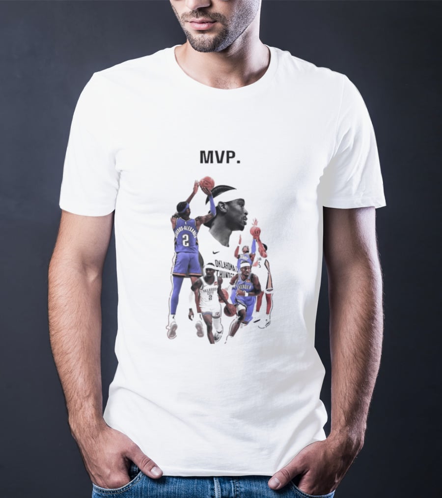 SGA Shai Gilgeous Alexander OKC Thunder MVP T-Shirt