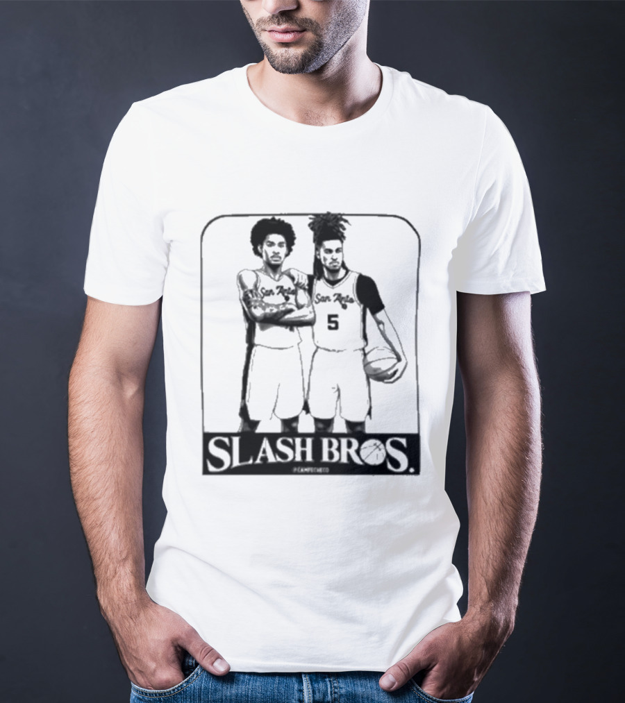 Slash Bros San Fran Basketball Duo 5 T-Shirt
