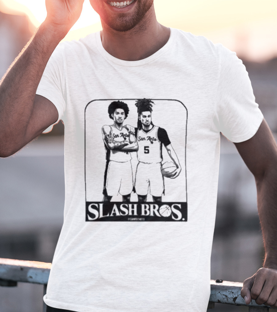 Slash Bros San Fran Basketball Duo 5 T-Shirt