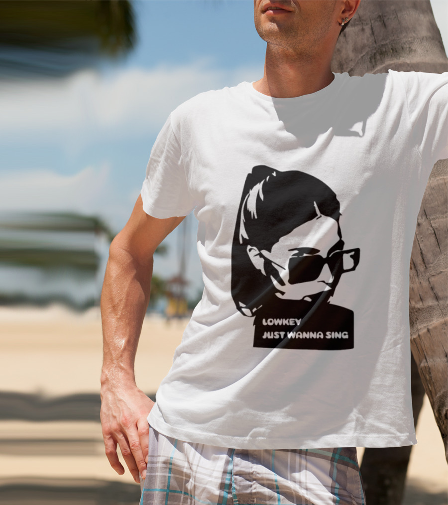 Lowkey Just Wanna Sing X Sophie Rey Sunglasses Girl T-Shirt