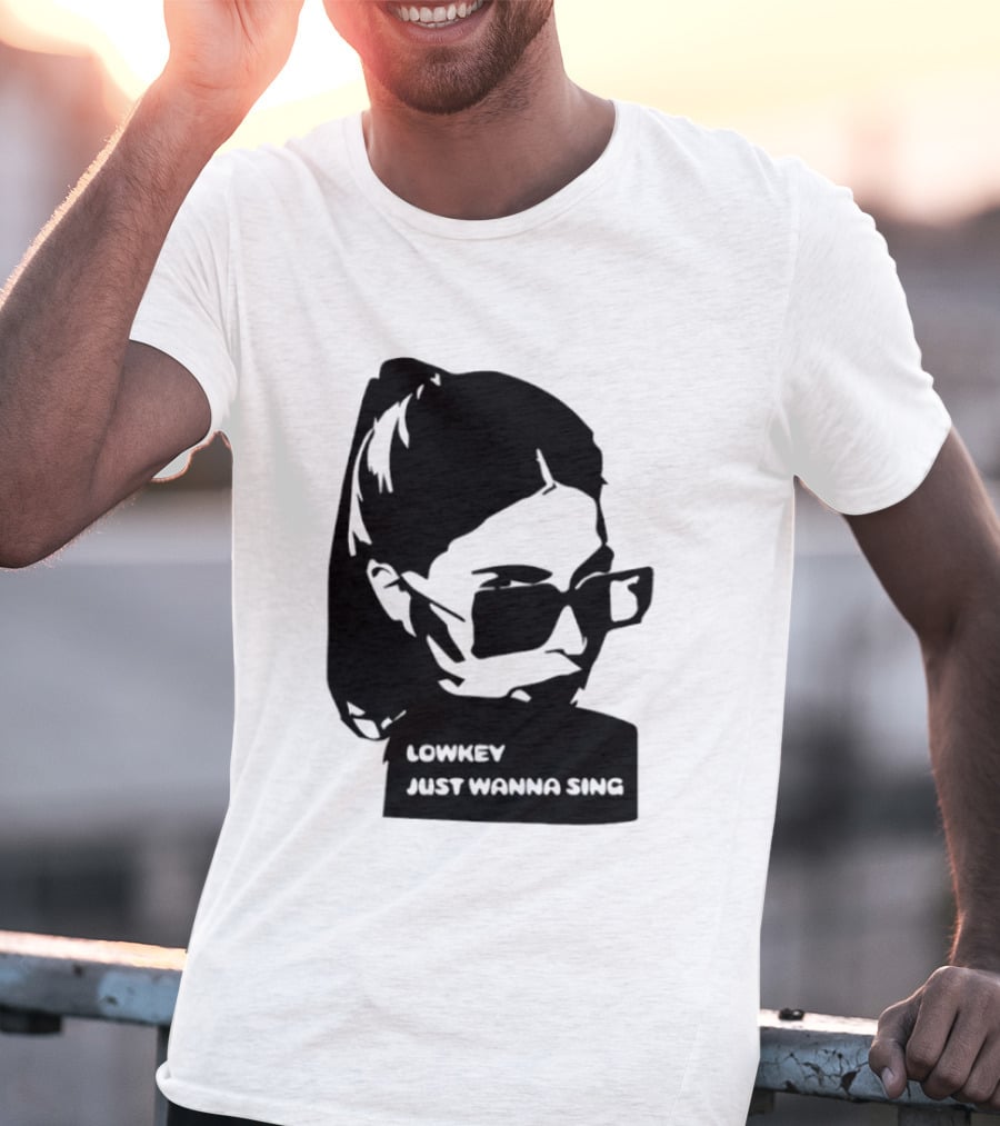 Lowkey Just Wanna Sing X Sophie Rey Sunglasses Girl T-Shirt