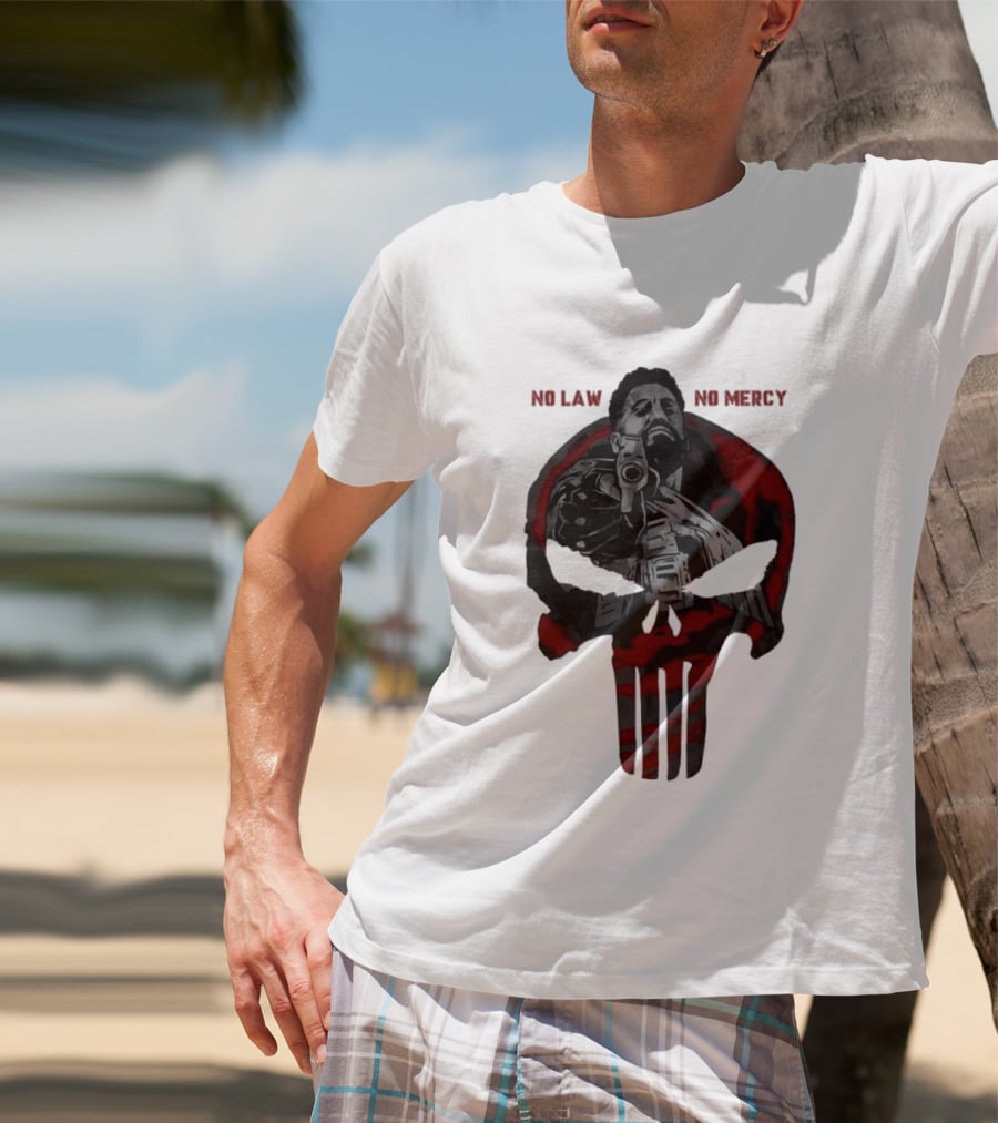 No Law No Mercy Skull Of Terror The Punisher Marvel Universal T-Shirt