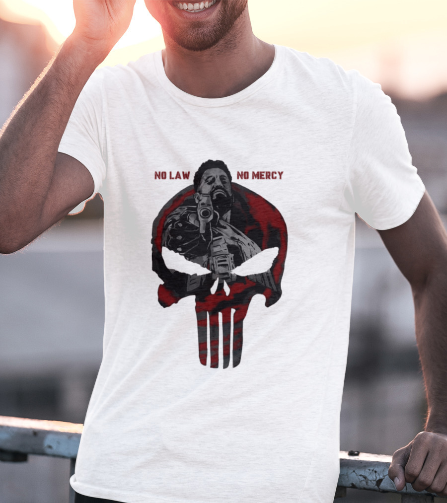 No Law No Mercy Skull Of Terror The Punisher Marvel Universal T-Shirt