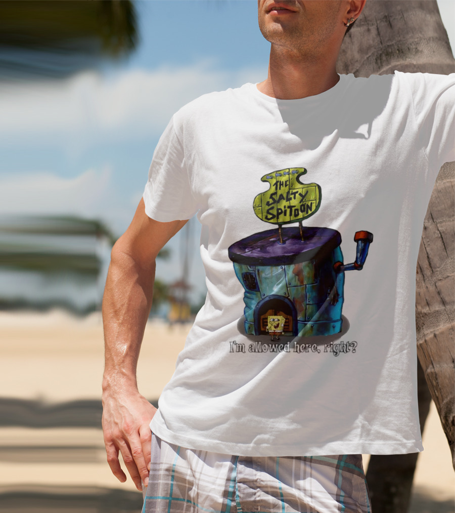 The Salty Spitoon SpongeBob SquarePants Are You Tough Enough Entrance Scene T-Shirt