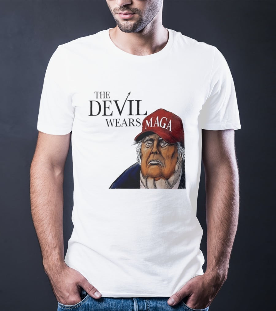 The Devil Wears MAGA Cap Trump T-Shirt