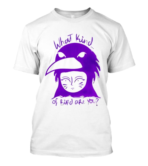 Moonrise Kingdom What Kind Of Bird Are You Purple Drawing T-Shirt