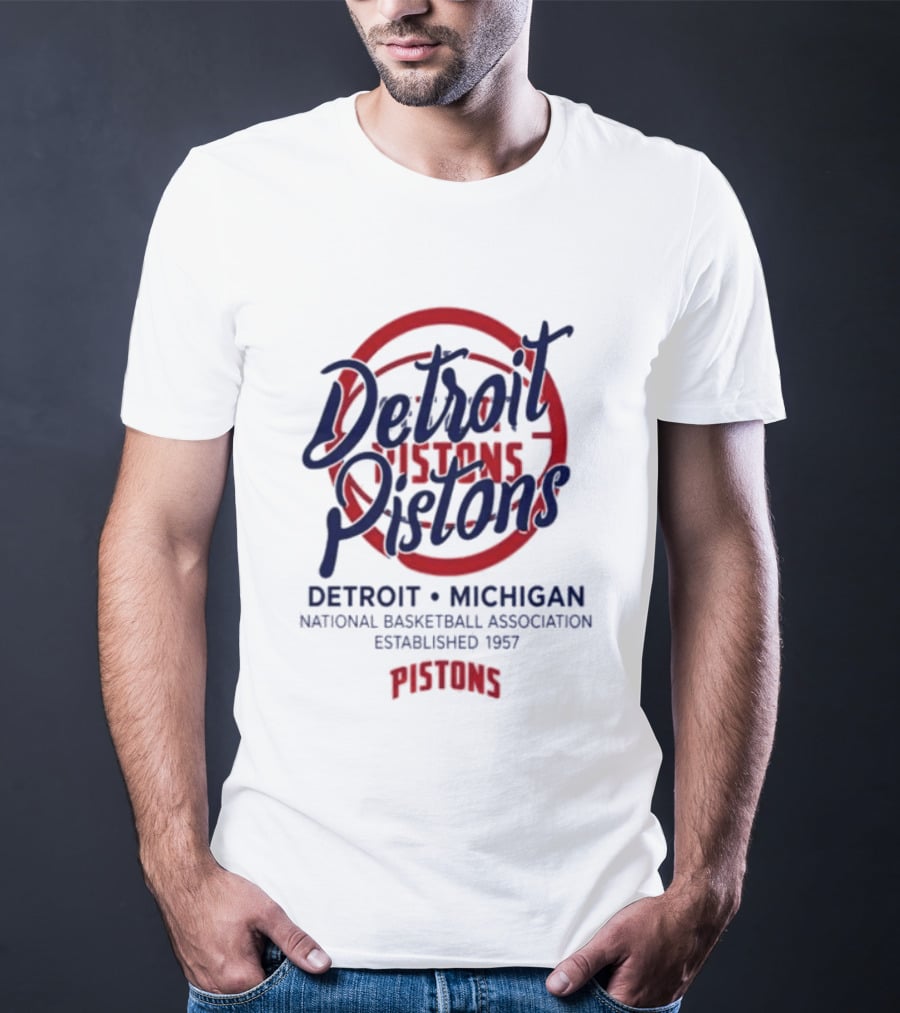 Detroit Pistons National Basketball Association Established 1957 Michigan T-Shirt