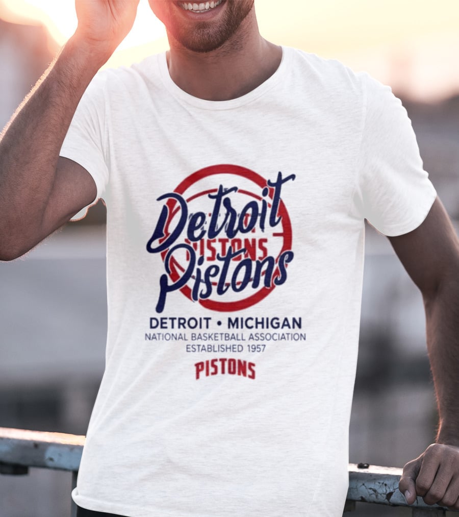 Detroit Pistons National Basketball Association Established 1957 Michigan T-Shirt