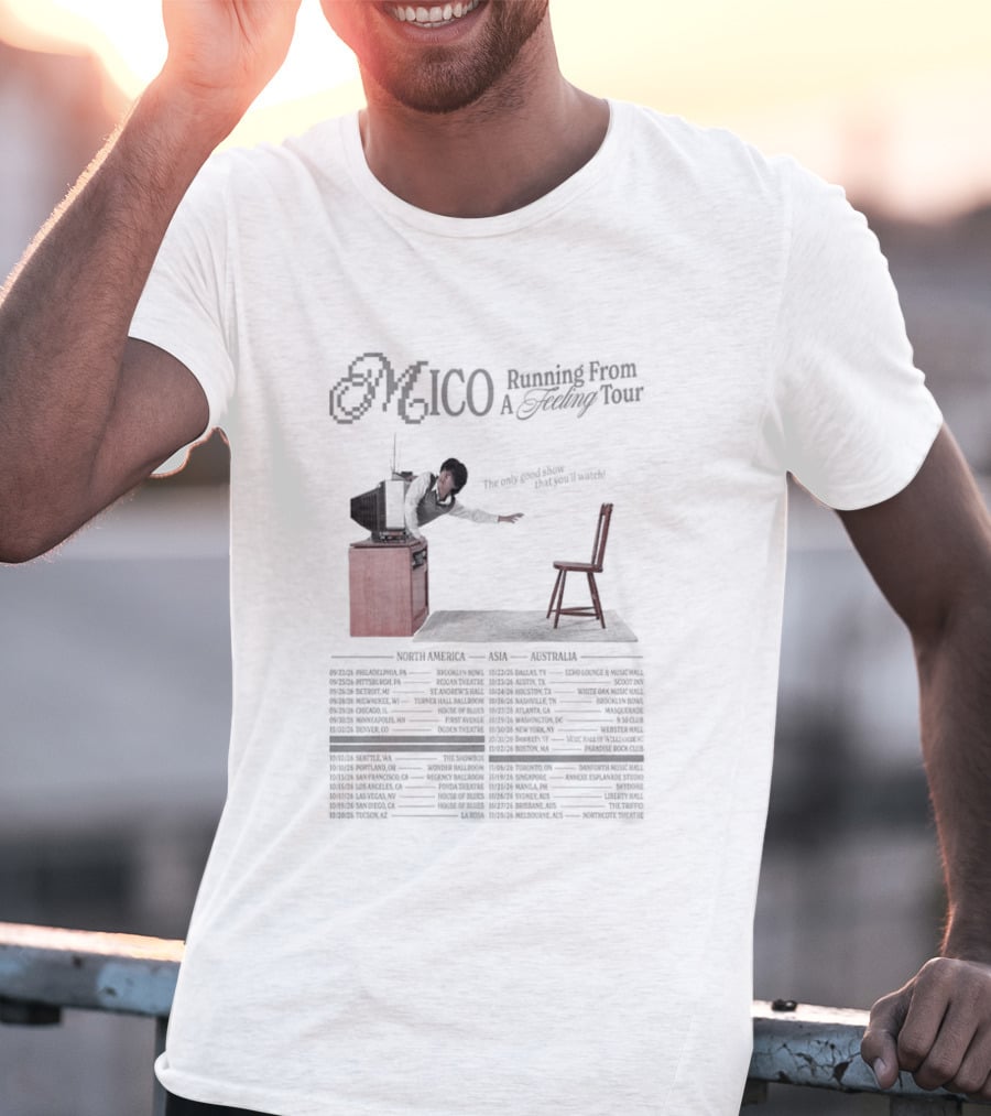 MICO World Tour 2026 Running Event A Floating Voyage Dates And Locations T-Shirt