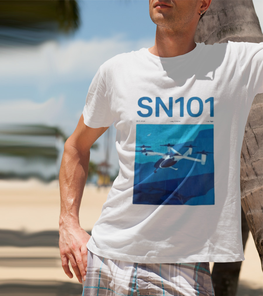 SN101 Joby Aviation First Flight Electric Air Taxi Innovation T-Shirt