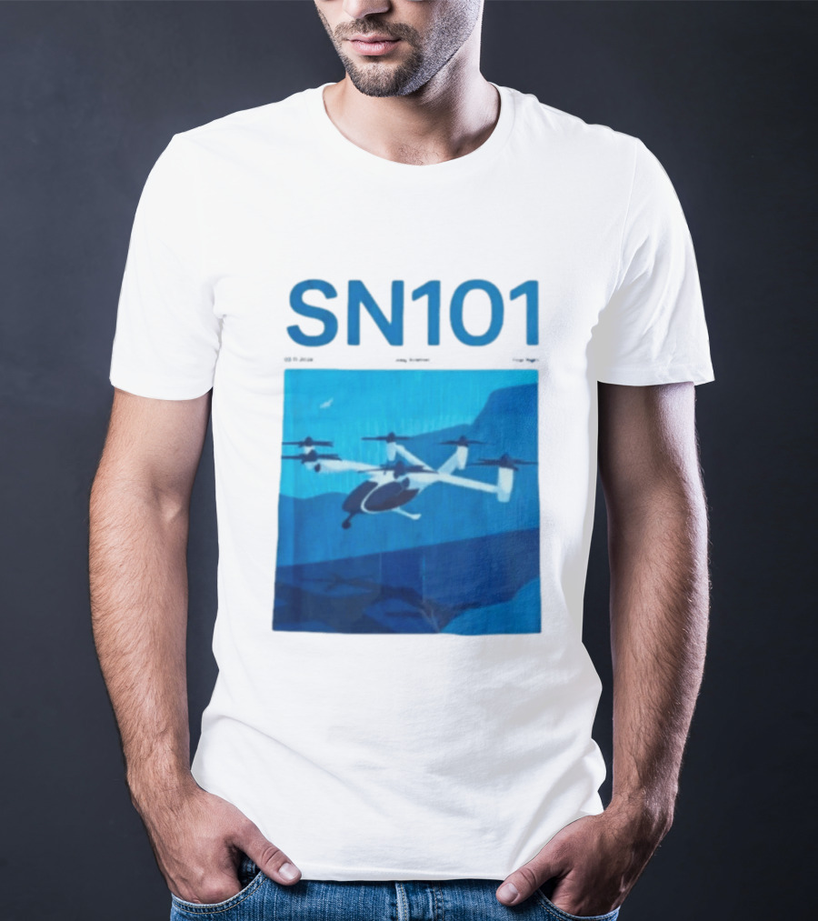 SN101 Joby Aviation First Flight Electric Air Taxi Innovation T-Shirt