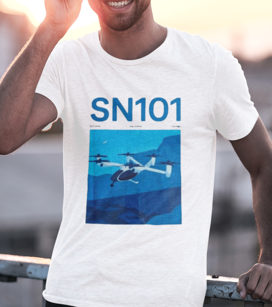 SN101 Joby Aviation First Flight Electric Air Taxi Innovation T-Shirt