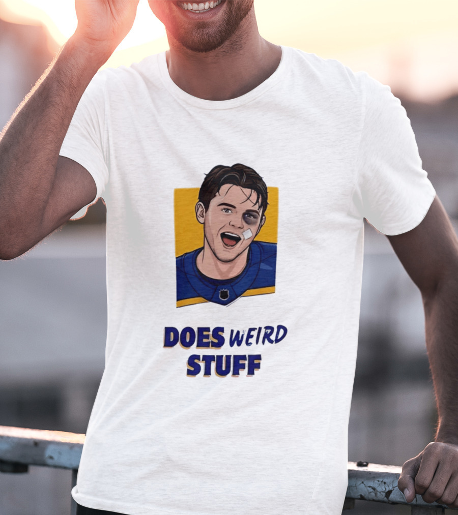 Buffalo Sabres Zach Benson Does Weird Stuff T-Shirt