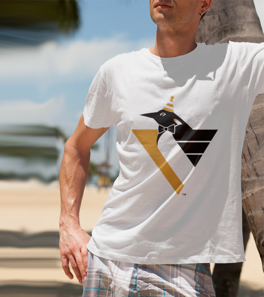 Pittsburgh Penguins Happy Birthday RoboPenguin NHL Party T-Shirt