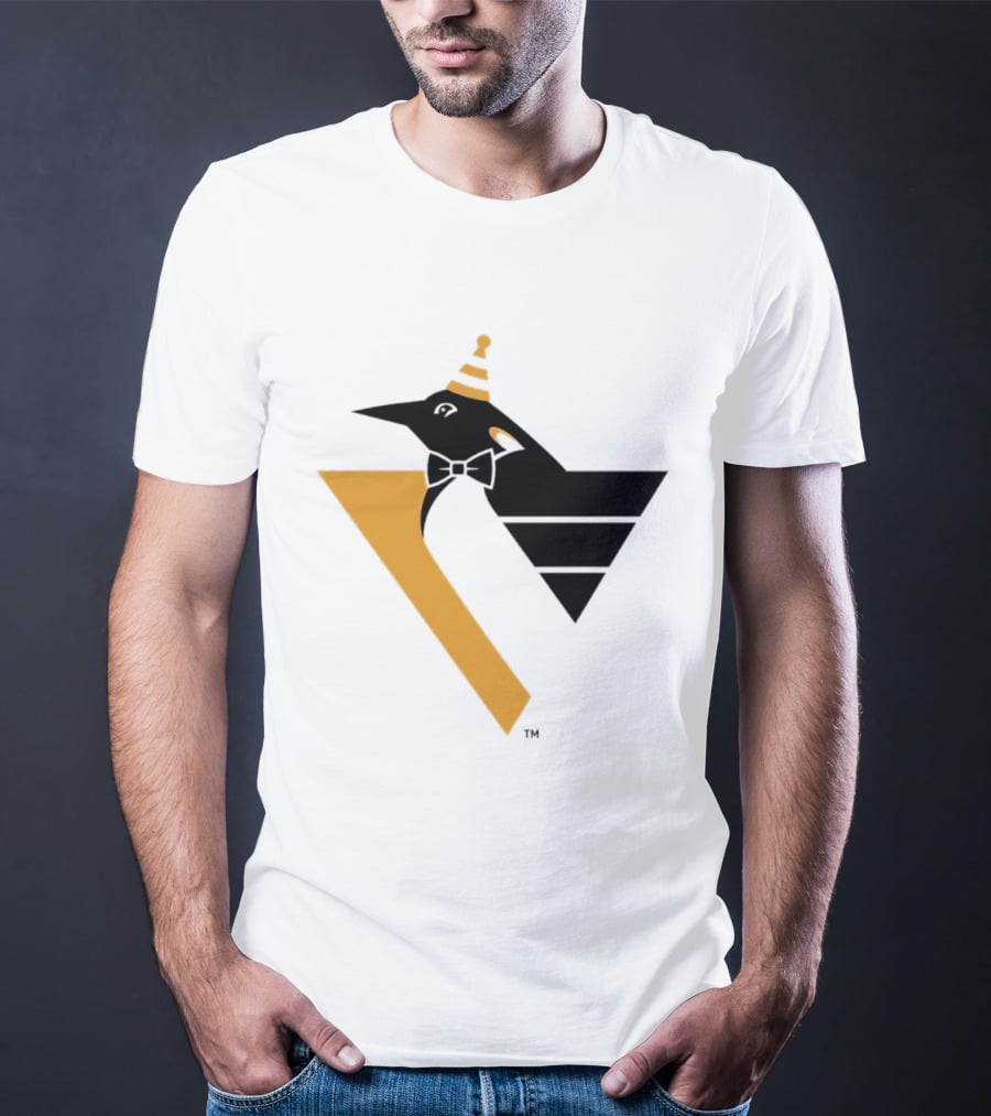 Pittsburgh Penguins Happy Birthday RoboPenguin NHL Party T-Shirt