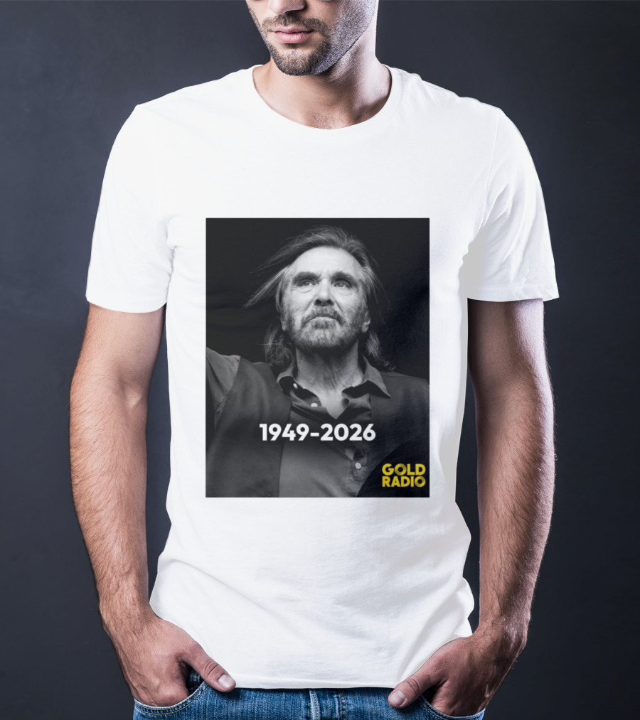 Dr Hook Singer Dennis Locorriere 1949 2026 Gold Radio T-Shirt