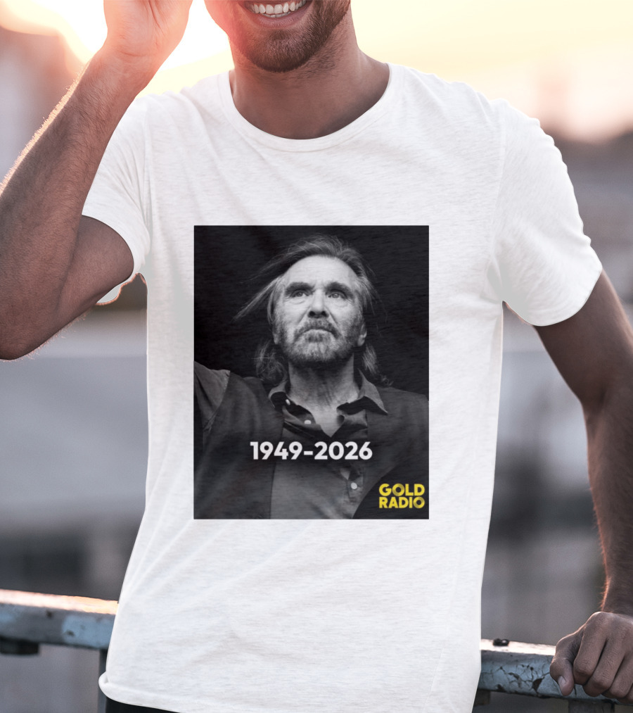 Dr Hook Singer Dennis Locorriere 1949 2026 Gold Radio T-Shirt
