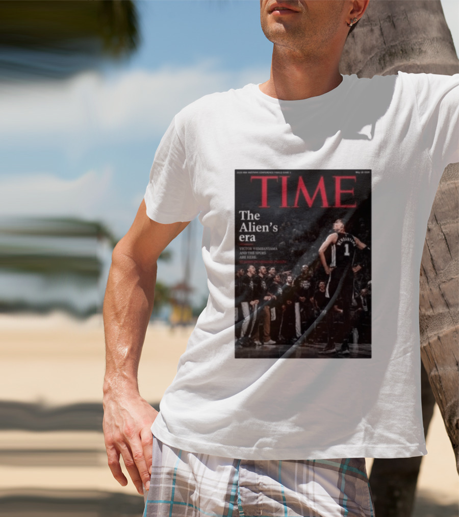Victor Wembanyama The Alien's Era Time Spurs T-Shirt