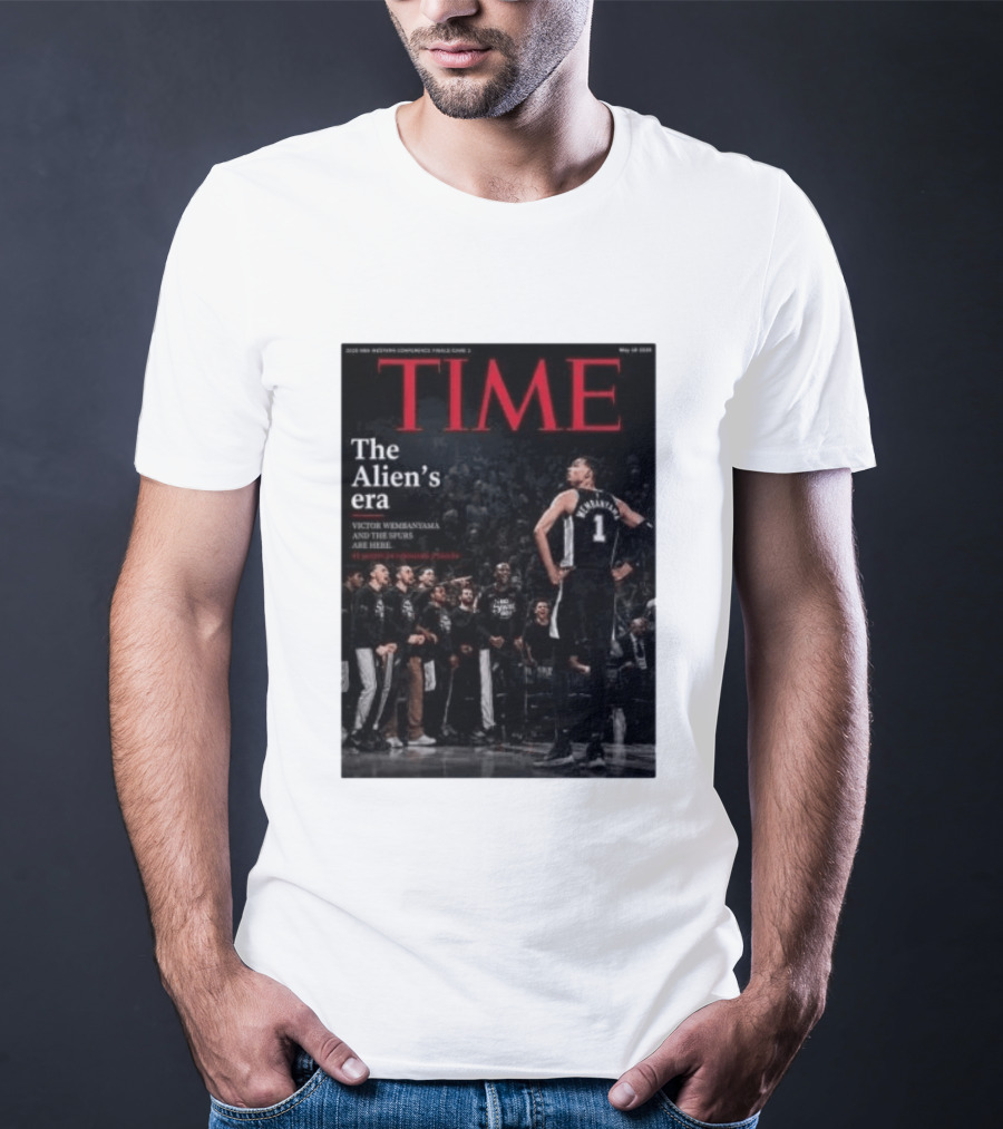 Victor Wembanyama The Alien's Era Time Spurs T-Shirt