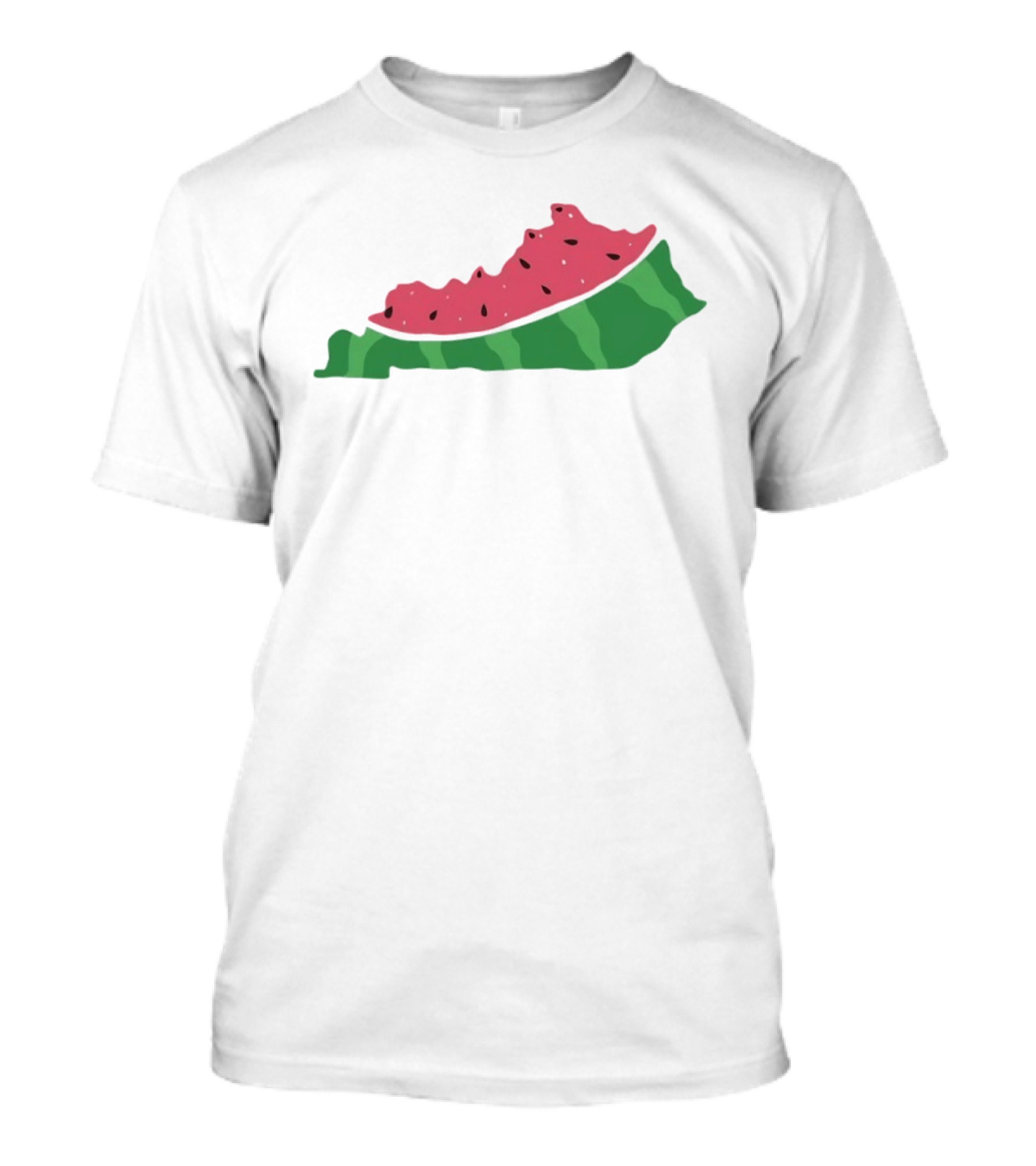 Watermelon Kentucky Shaped Slice T-Shirt