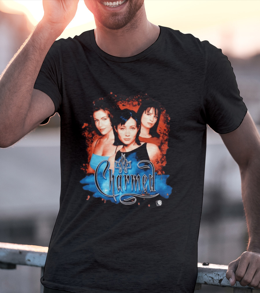 Charmed 1998 Prue Piper Phoebe Iconic Magic Sisters T-Shirt