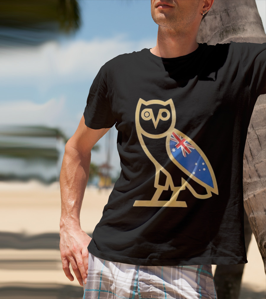 OVO Owl With Australia Flag T-Shirt