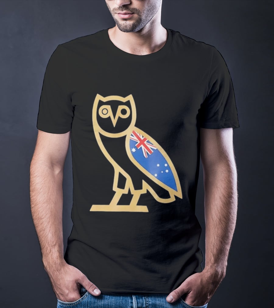 OVO Owl With Australia Flag T-Shirt