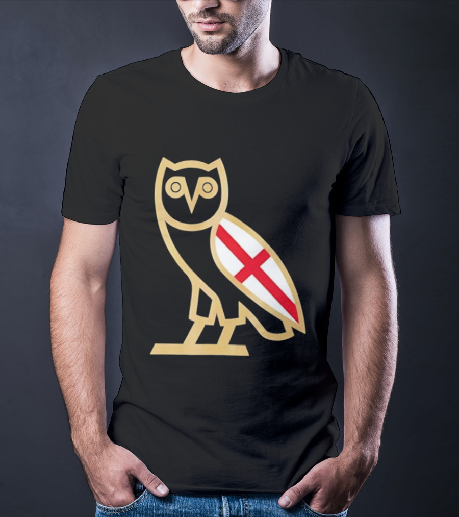 OVO Owl England Flag T-Shirt