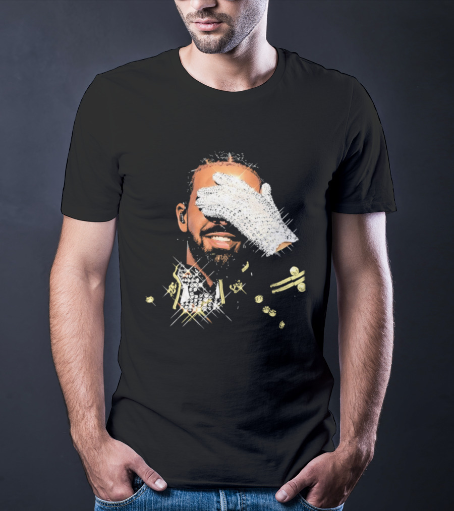 Drake Iceman Pay Tribute To Michael Jackson Glitter Glove Iconic Gesture T-Shirt