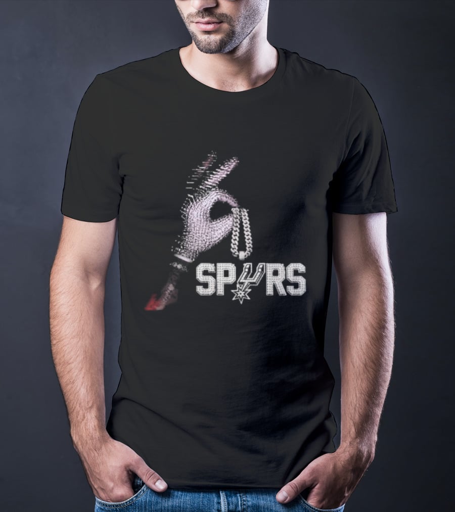 Drake Iceman Spurs Diamond Hand San Antonio Spurs T-Shirt