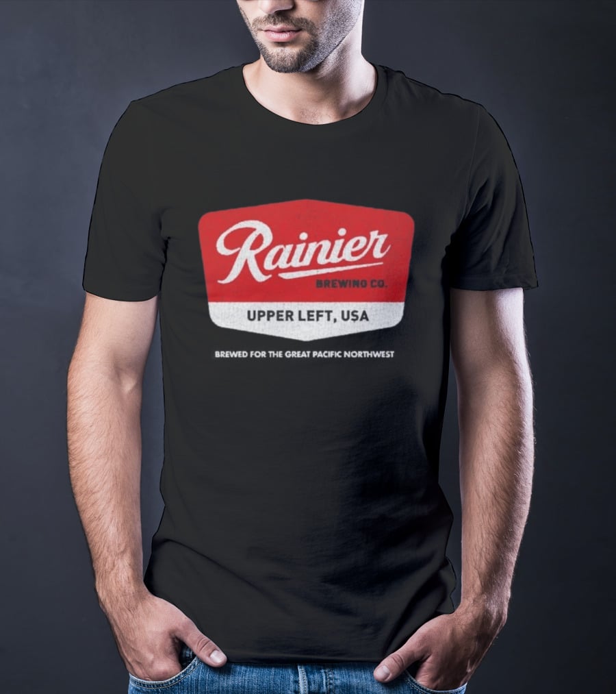Rainier Brewing Co Upper Left USA Pacific Northwest T-Shirt