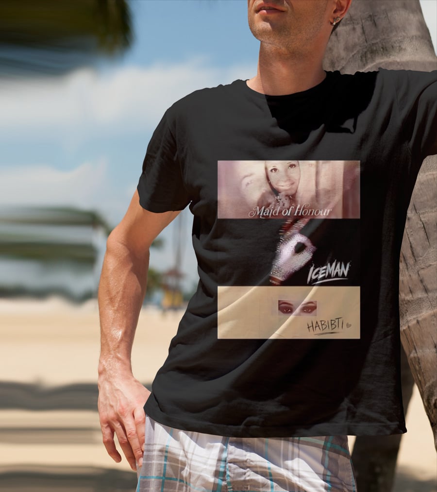 Maid Of Honour Iceman Habibti Mashup With Glove And Portraits T-Shirt
