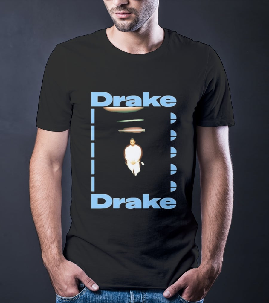 Drake Iceman 2026 Floating Figure Blue T-Shirt