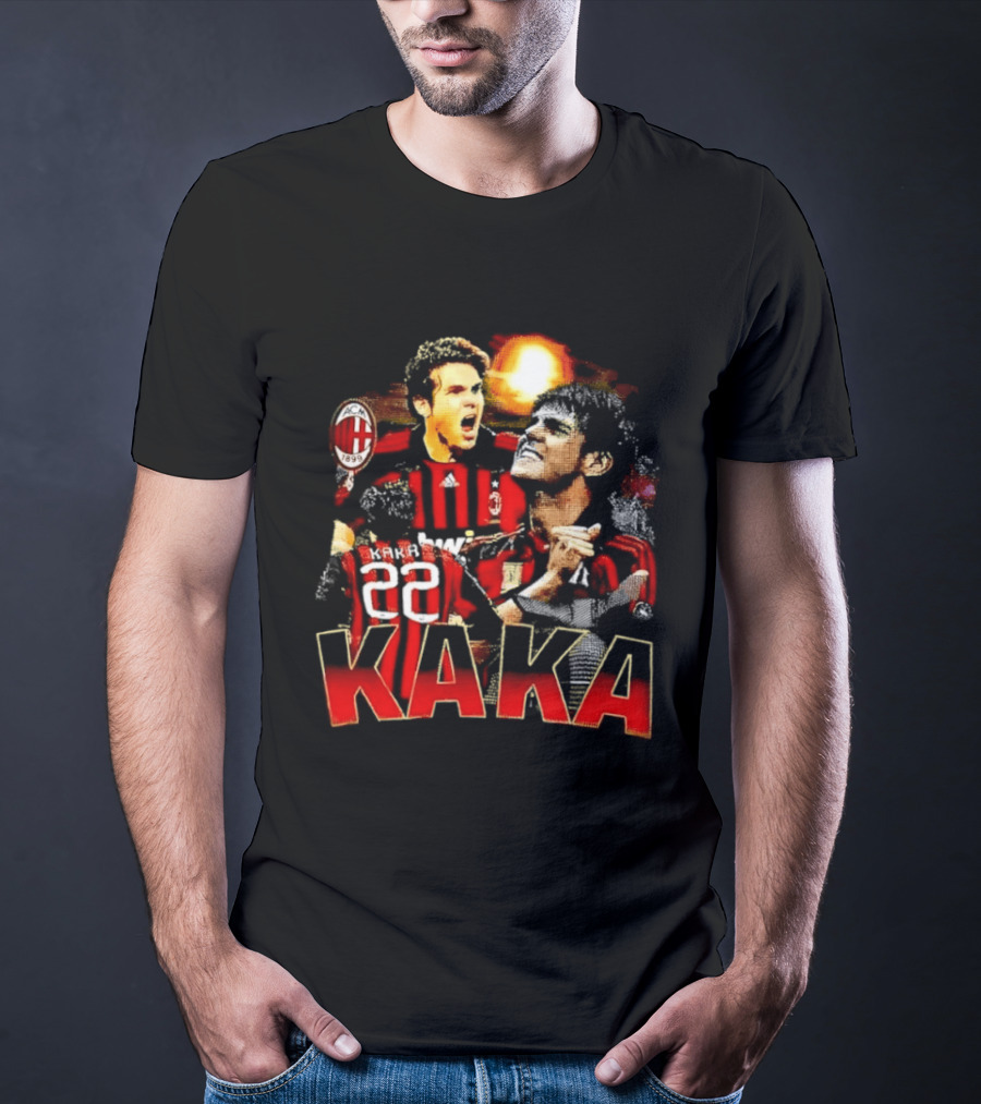 Kaká 22 AC Milan Soccer Icon Celebration 1899 T-Shirt