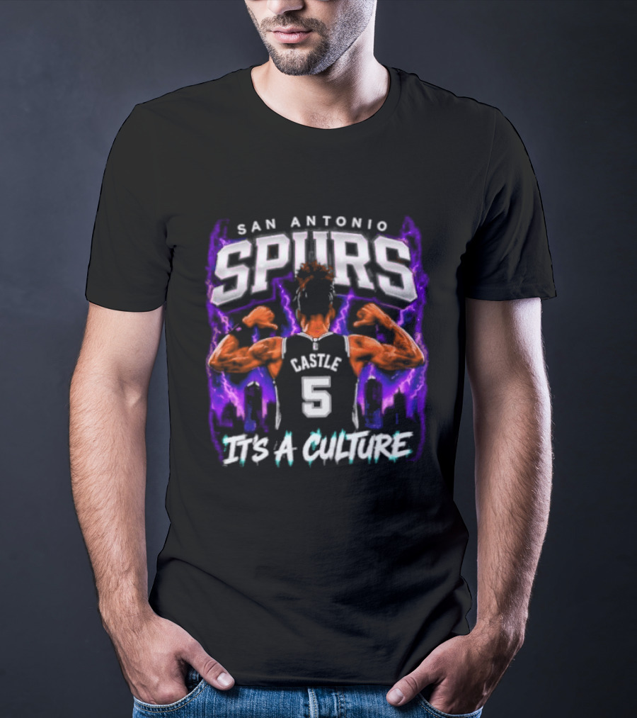 San Antonio Spurs Castle 5 It's A Culture T-Shirt