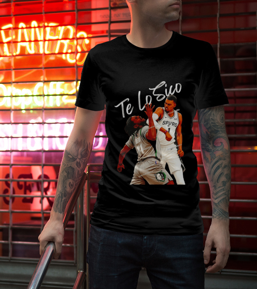San Antonio Spurs Basketball Te Lo Sico Wemby Elbow Reid T-Shirt