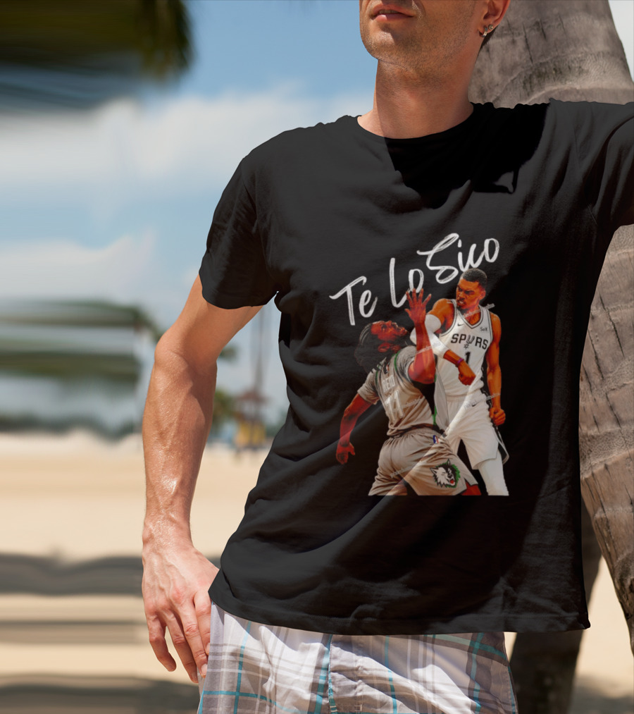 San Antonio Spurs Basketball Te Lo Sico Wemby Elbow Reid T-Shirt