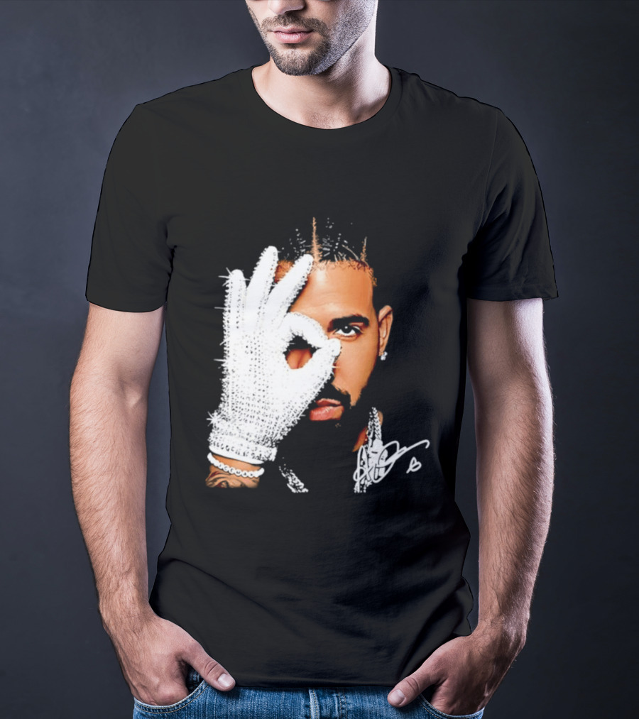 The Iceman Drake Rhinestone Glove T-Shirt