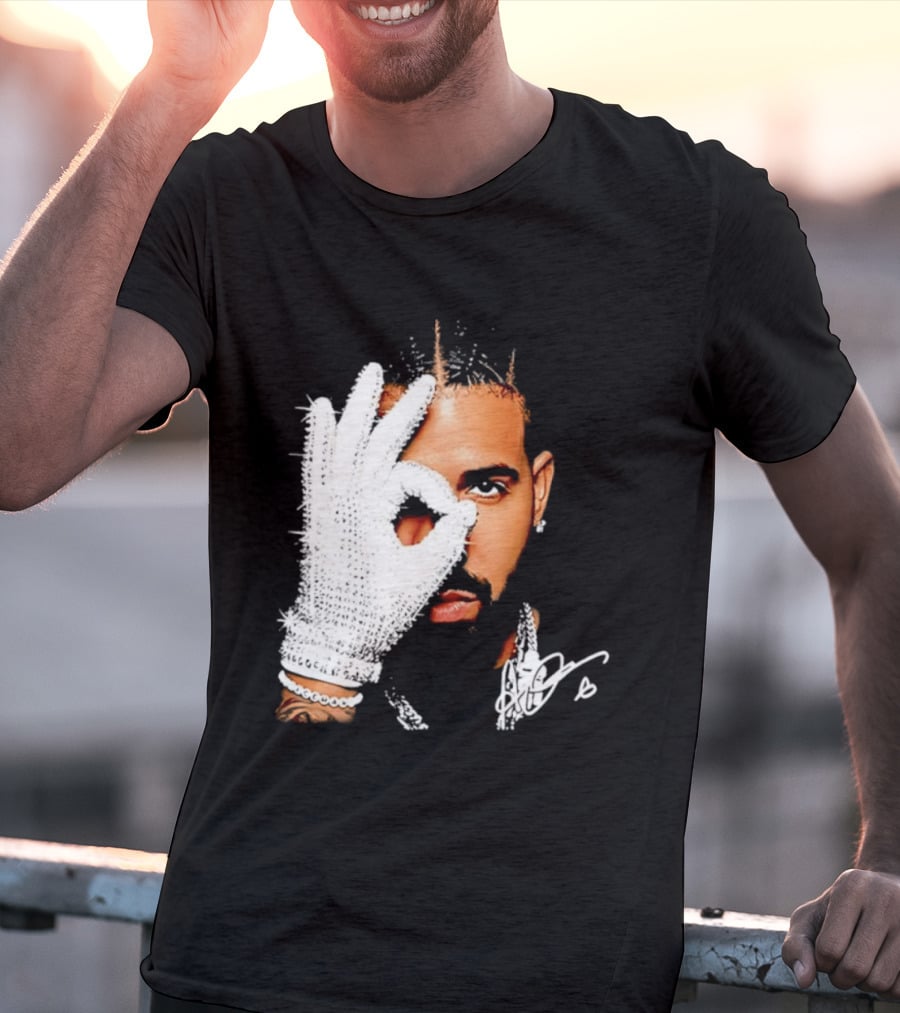 The Iceman Drake Rhinestone Glove T-Shirt
