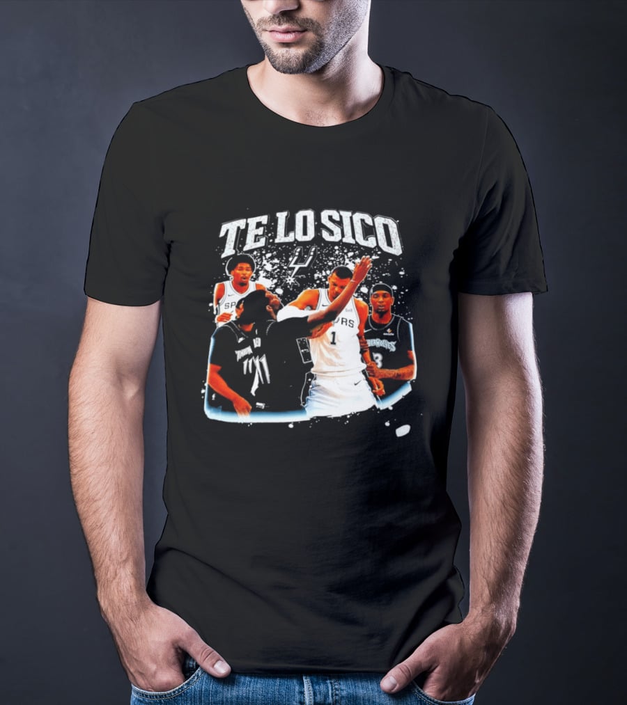 San Antonio Spurs Te Lo Sico Basketball Victor Wembanyama Naz Reid T-Shirt