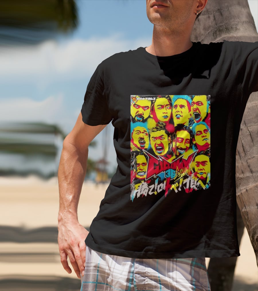 NJPW G1 Climax 36 Multicolor Wrestlers T-Shirt