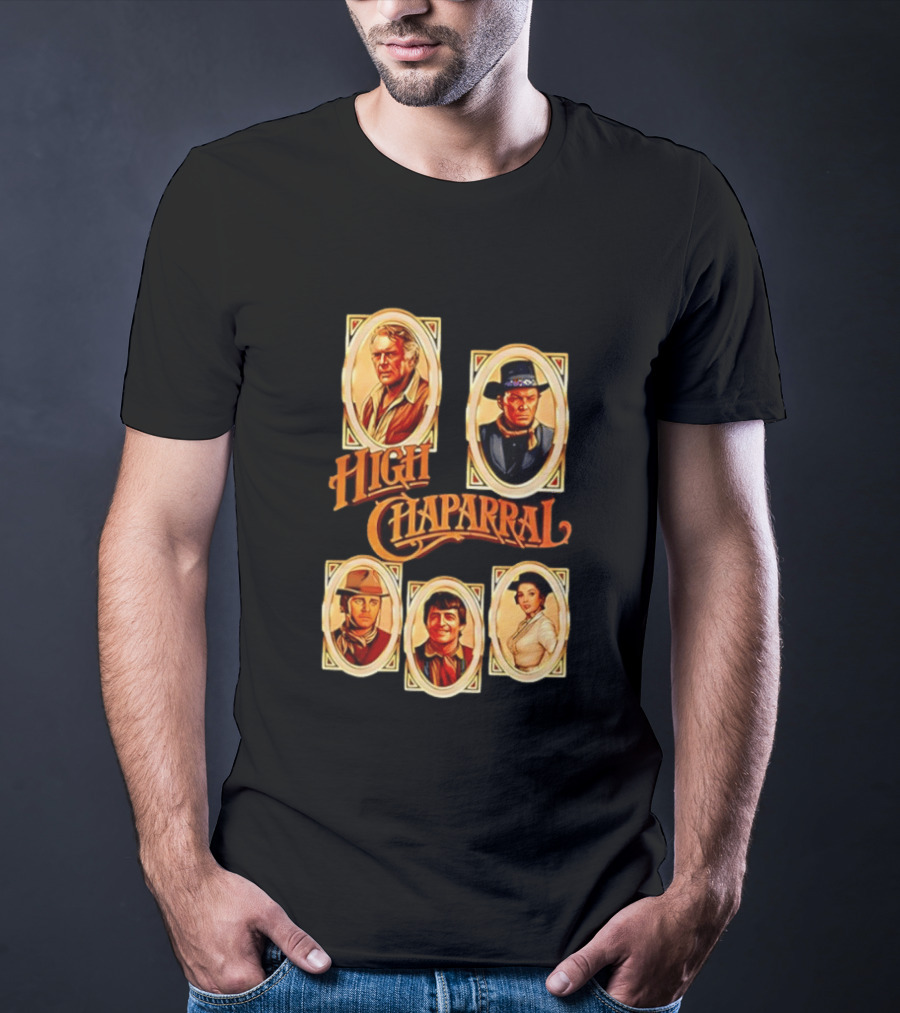 High Chaparral Classic Western Characters Collection T-Shirt
