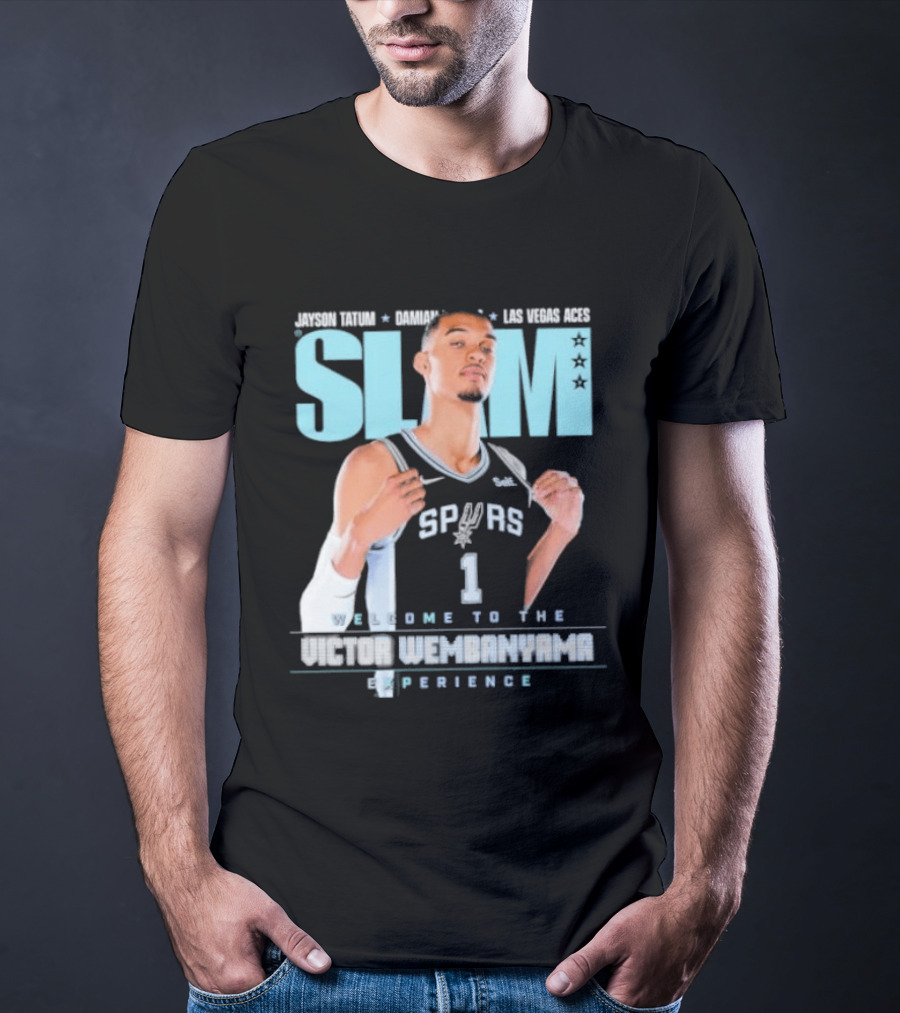 SLAM Victor Wembanyama Spurs Experience Welcome T-Shirt