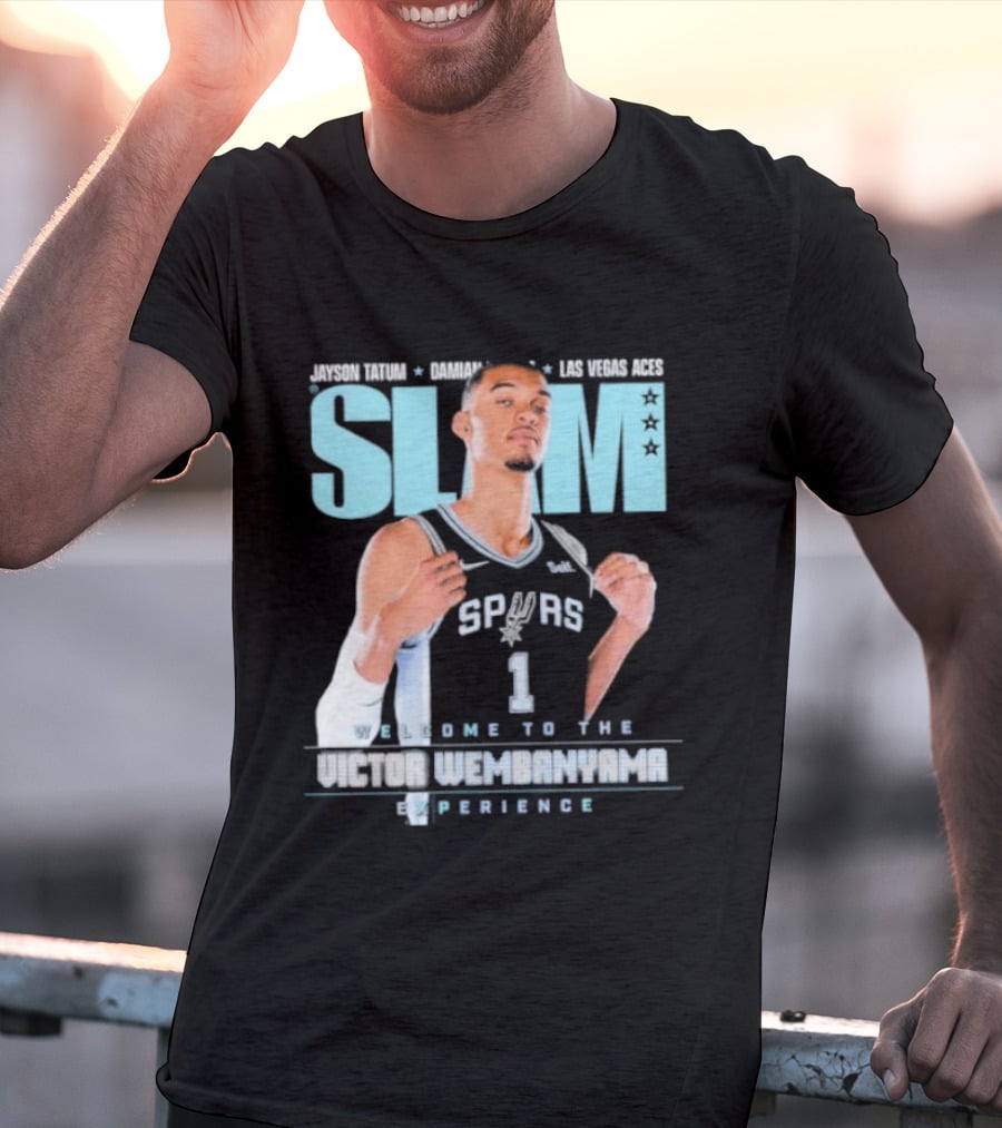 SLAM Victor Wembanyama Spurs Experience Welcome T-Shirt