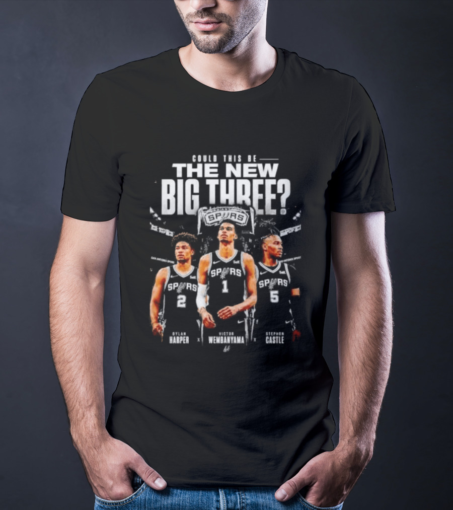 Could This Be The New Big Three San Antonio Spurs Basketball Legends T-Shirt