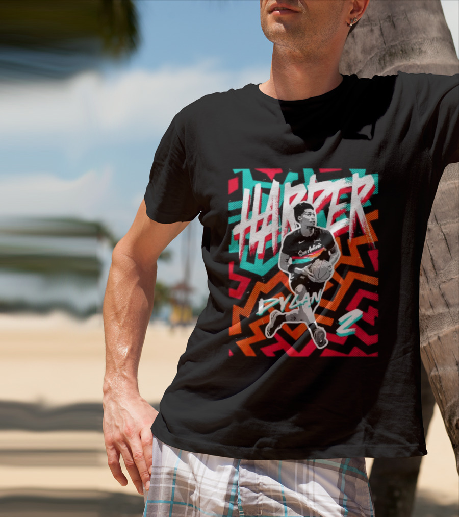 Dylan Harper San Antonio Spurs 2 NBA Fiesta T-Shirt