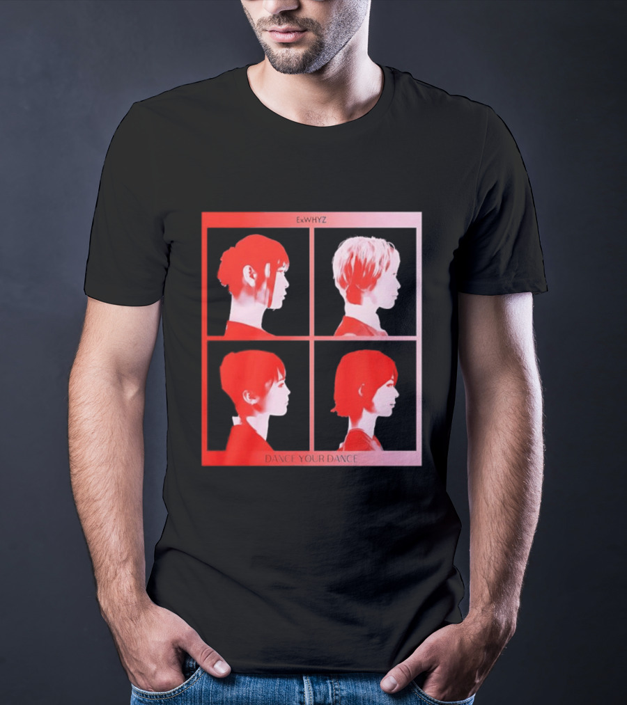 Exwhyz Dance Your Dance Four Profiles Red Frame T-Shirt